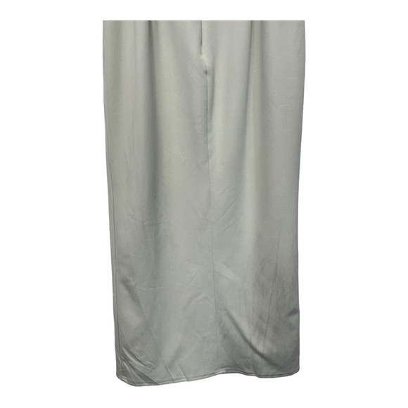 Katie May | Caliente Deep V-Neck Midi Dress Mint Green Bridesmaid Wedding M - Picture 11 of 16